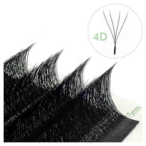 New W-Shaped 4D 5D Volume Eyelash