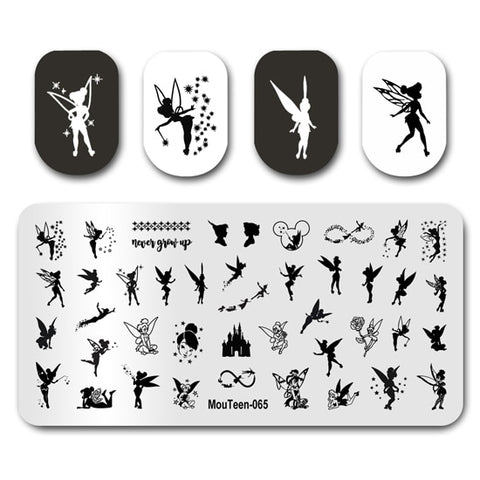 New Nail Plates Stamp King Manicure Set