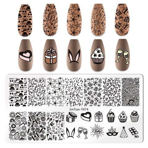 New Nails Art Stencil Stamp Tools
