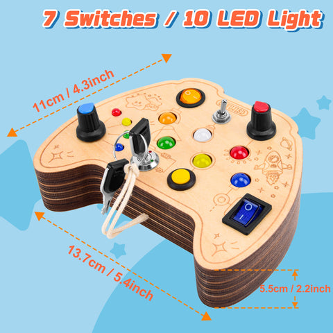New Cute Pattern Wooden Sensory Toy