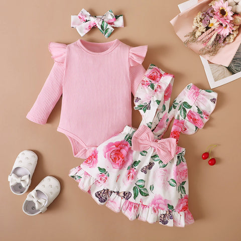 Newborn Infant Autumn 3Pcs Set