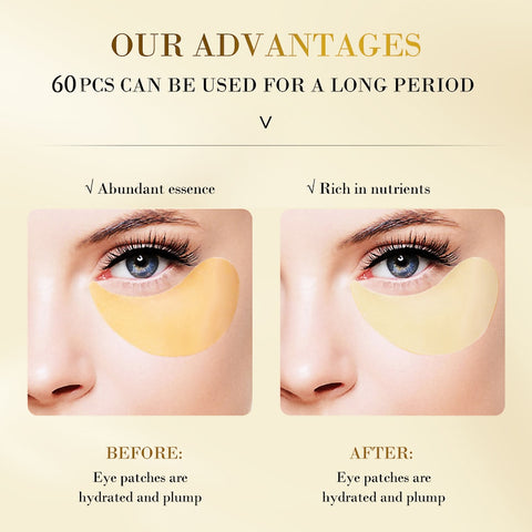 24K Gold Hyaluronic Acid Eye Mask Remove