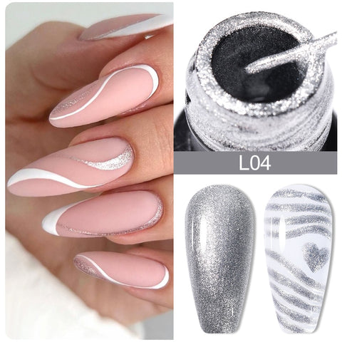 5ml Metallic Painting Liner Gel Polish