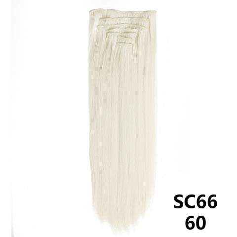 New Long Straight Natural 16 Clip