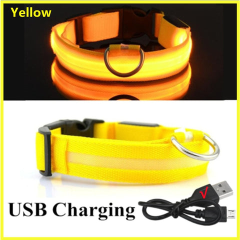 New LED Glowing Dog Collar