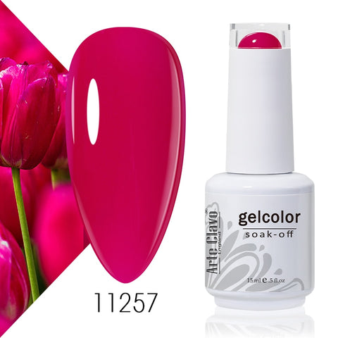 15ml Rose Red Color Series Gel Nail Polish