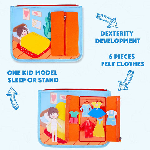 New Montessori Busy Board Toddlers Travel Toy