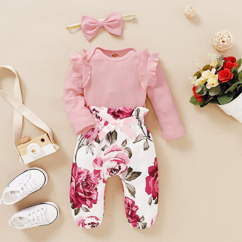 Newborn Infant Autumn 3Pcs Set