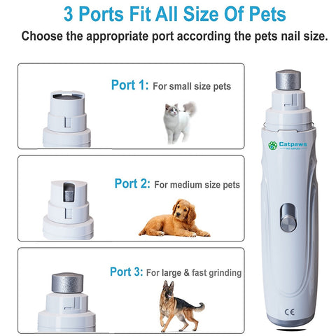 USB Rechargeable Electric Dog Nail Clippers