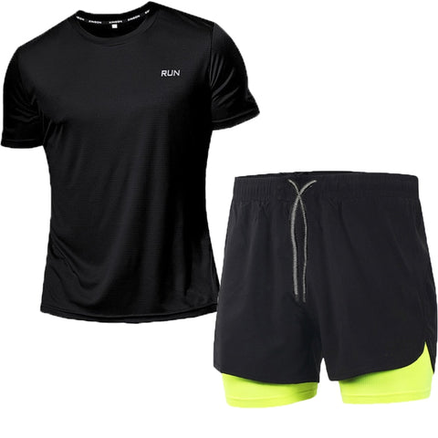 Men Sports Training Running Sets