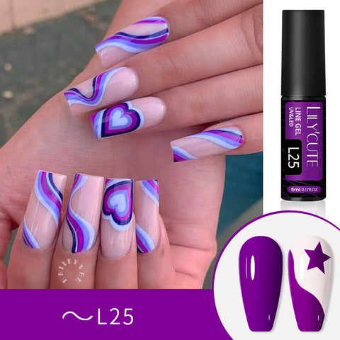 5ml Metallic Painting Liner Gel Polish