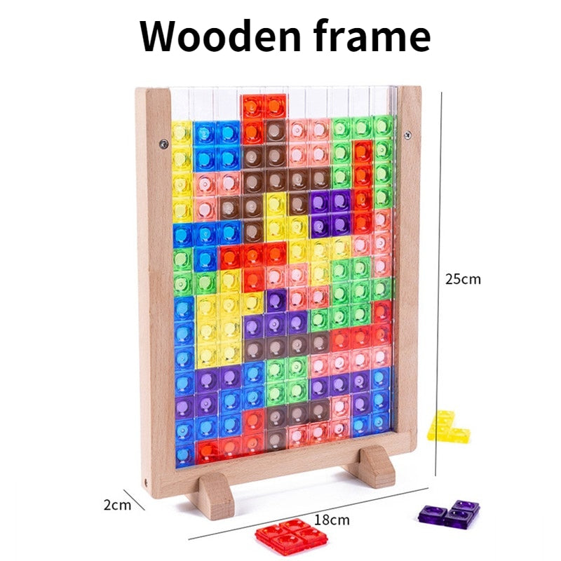 Russian 3D Desktop Game Tangram Math Toys