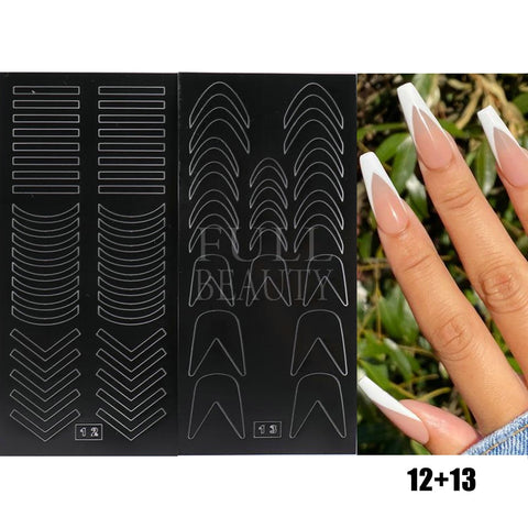 New Heart Butterfly Star Nail Stickers