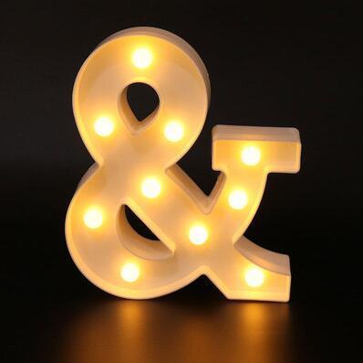 New Alphabet Letter LED Lights