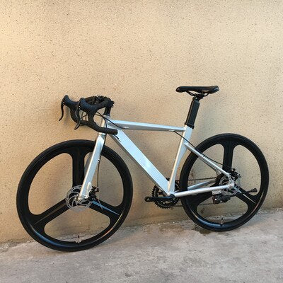GRAY 700C Road Bike Low Wind Resistance Bicycle