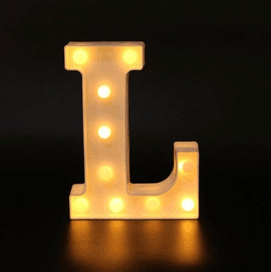 New Alphabet Letter LED Lights