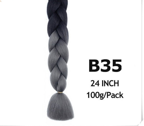 24 Inch Jumbo Braid Ombre Jumbo Hair Extension