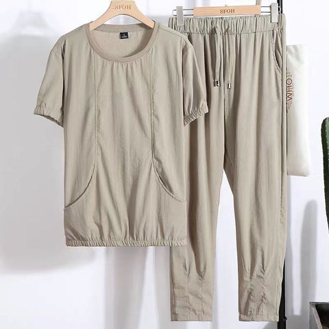 Men's Top Pants Sets Fashion 2 piece set