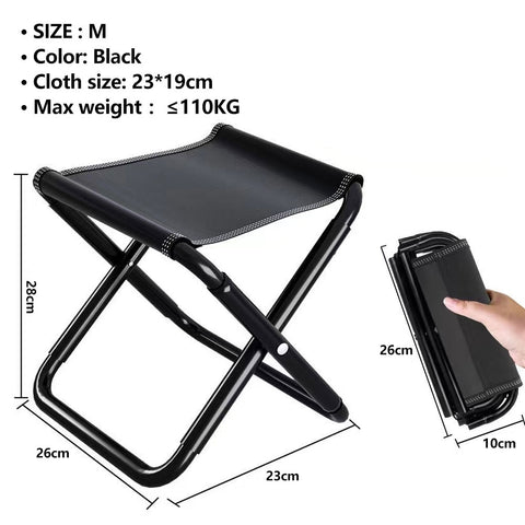 Outdoor Aluminum Foldable Fishing Chair