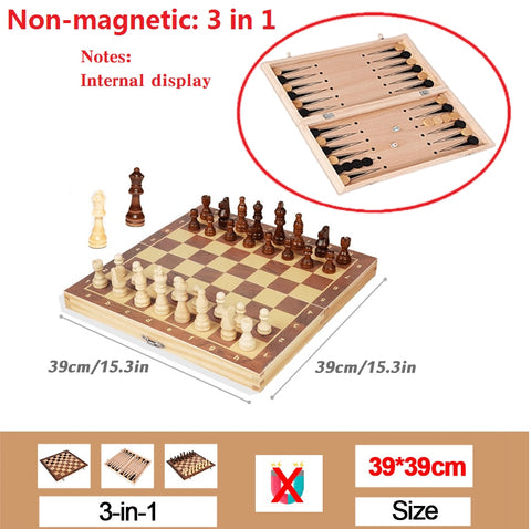 New Wooden Chess Set