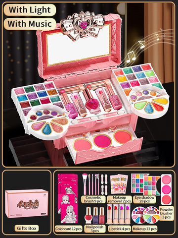 Girls Washable Cosmetic Toy Set