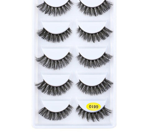 YSDO 3/5/10 Pairs Natural Half Eyelash