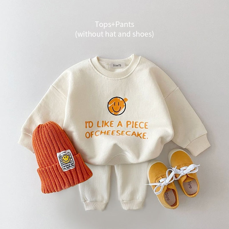 2023 Autumn Korea Baby Boy Girl Clothes Set