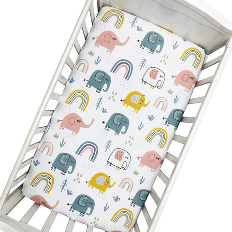 Newborn Baby Microfabric Crib Fitted Bedding