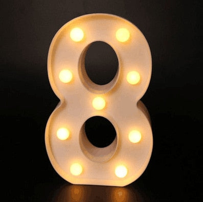 New Alphabet Letter LED Lights