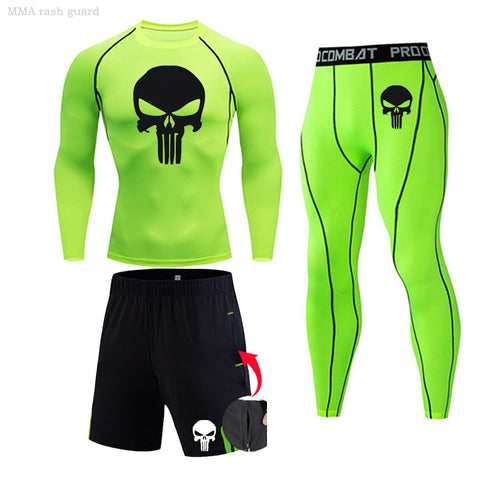 Men Running Fitness Sports Suits