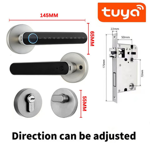 Tuya Biometric Fingerprint Smart Door Lock