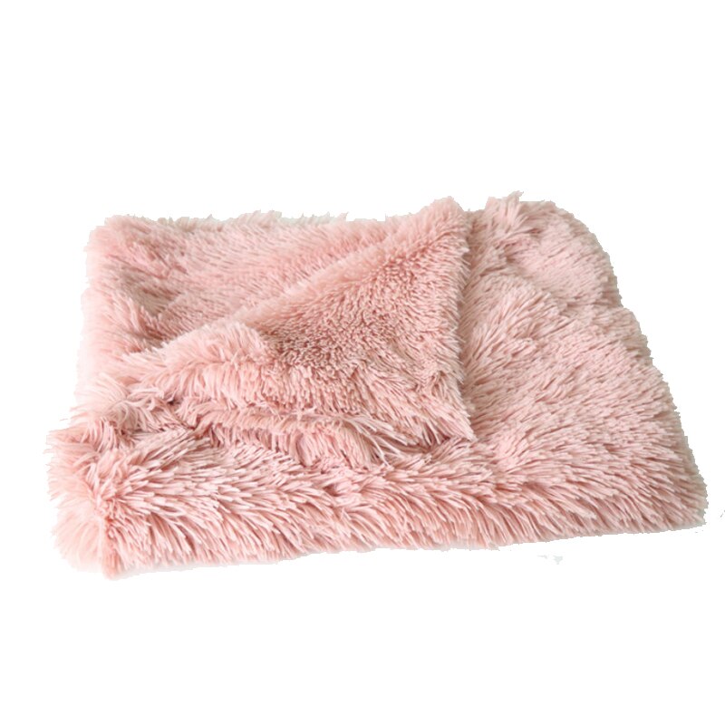 Dog Fluffy Fur Blanket Sleeping Mat