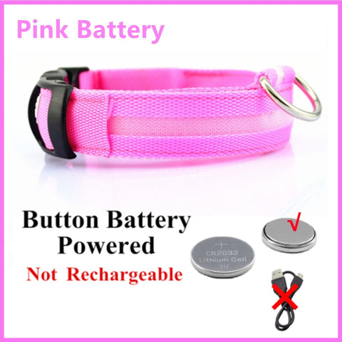 New LED Glowing Dog Collar
