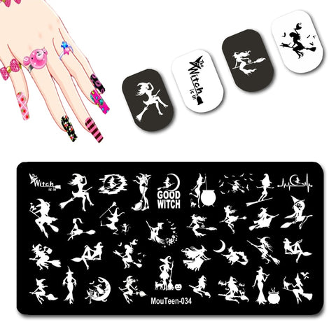 2022 New Pattern Nail Stamping Plates Graffiti Art