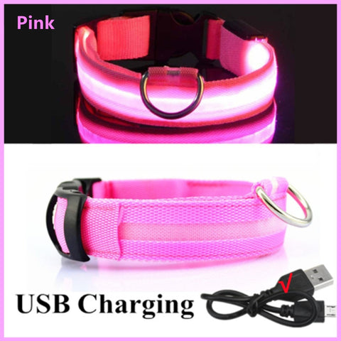 New LED Glowing Dog Collar