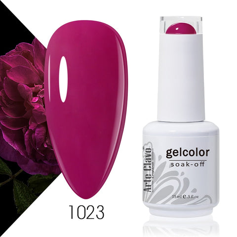 15ml Rose Red Color Series Gel Nail Polish
