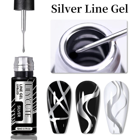 5ml Metallic Painting Liner Gel Polish