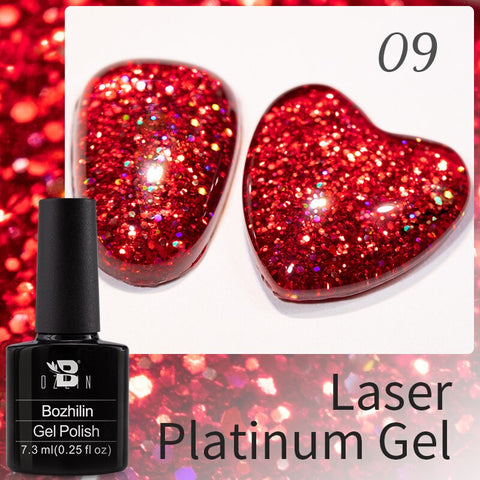 New Chameleon Flake Gel Nail Polish