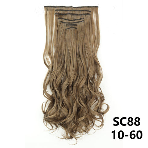 New Long Straight Natural 16 Clip