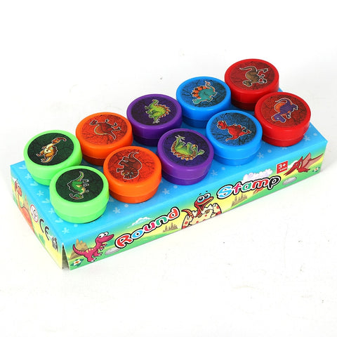 10pcs Self-ink Stamps Children Toy