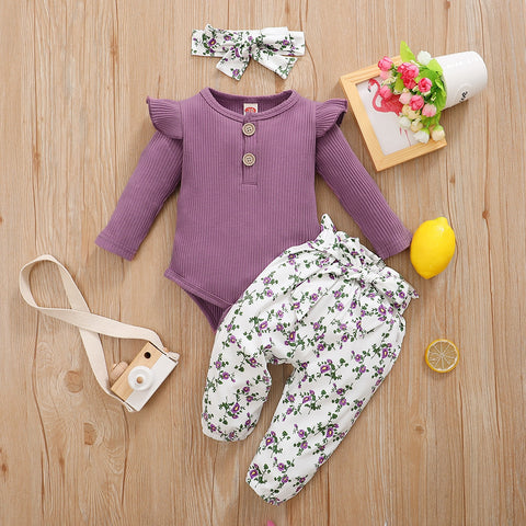 Newborn Infant Autumn 3Pcs Set