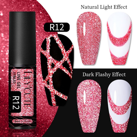 5ml Metallic Painting Liner Gel Polish