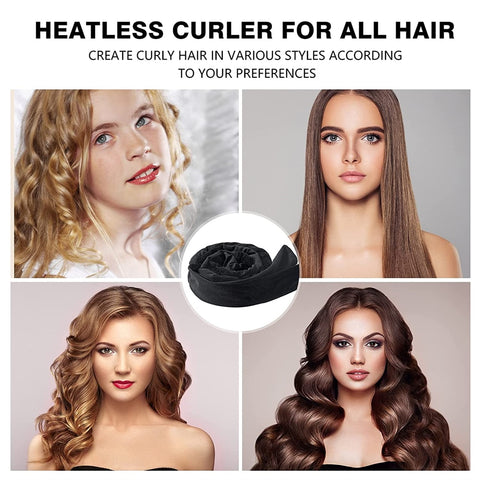 New Heatless Curling Rod Headband