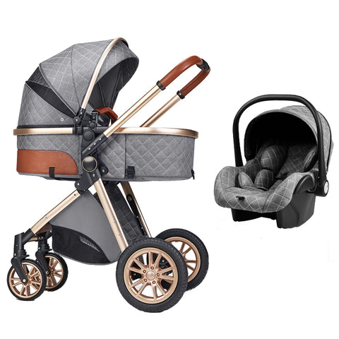 Baby 3 in 1 High Landscape Stroller