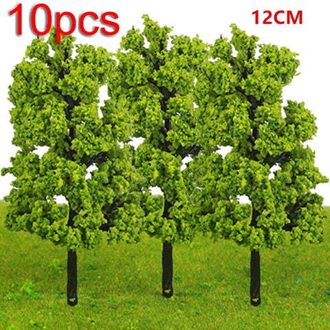 20/70pcs Plastic Model Train Artificial Miniature Tree