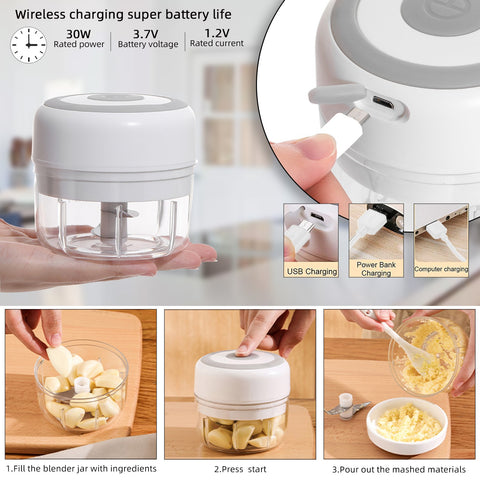 Electric Mini Garlic Chopper