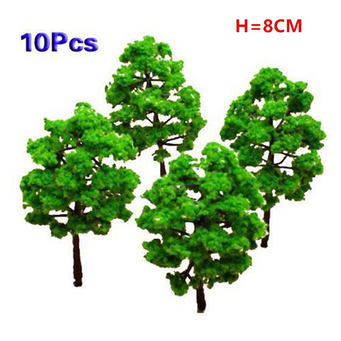 20/70pcs Plastic Model Train Artificial Miniature Tree