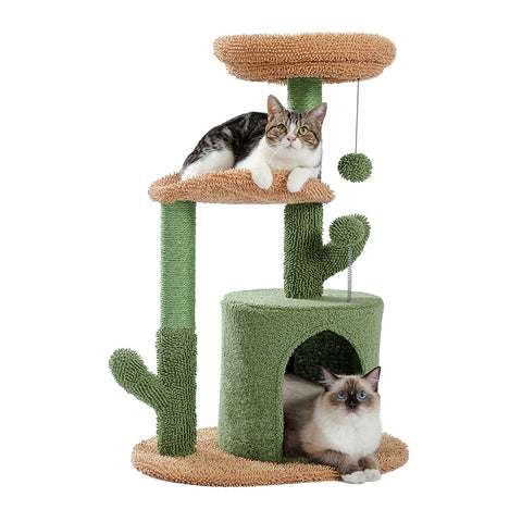 Sisal Cactus Cat Scratching Tree House
