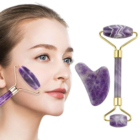 Amethyst Facial Stone Roller