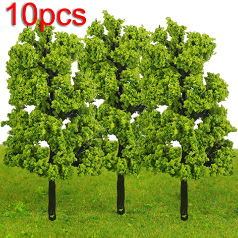 20/70pcs Plastic Model Train Artificial Miniature Tree